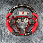 TTD Craft Toyota 2018-2024 Camry SE XSE TRD V6 Venza Carbon Fiber Steering Wheel